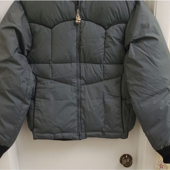 🤩New with tags Rare Vintage Comfy down puffer gray jacket size men's S - Picture 6 of 10
